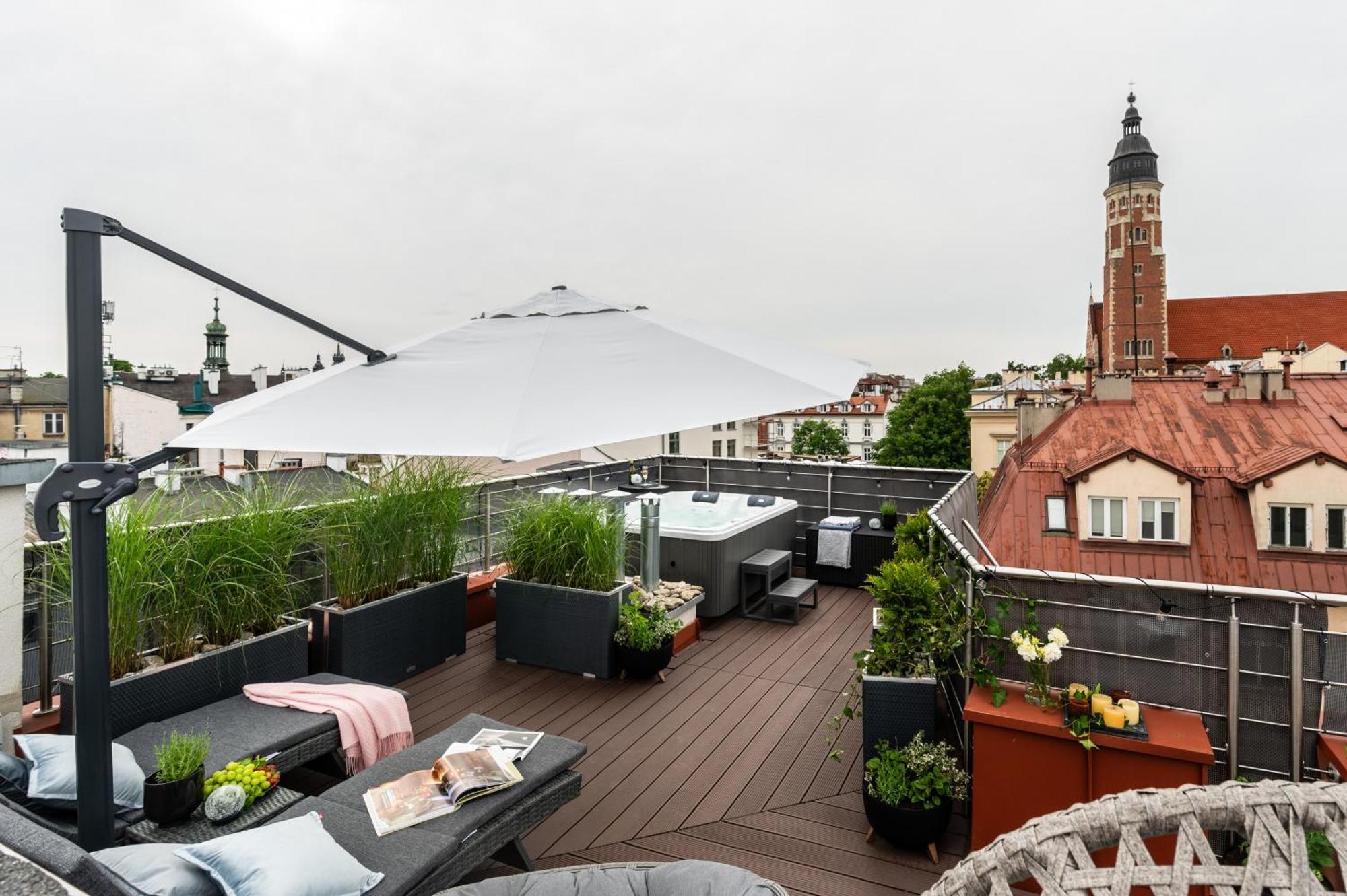 Rooftop Wawel View With Jacuzzi L Luxury * Krakau